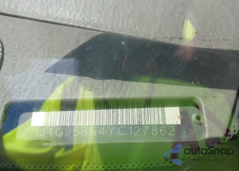 2000 Jeep Grand Cherokee Limited из США, поврежденный, VIN 1J4G258N4YC127862